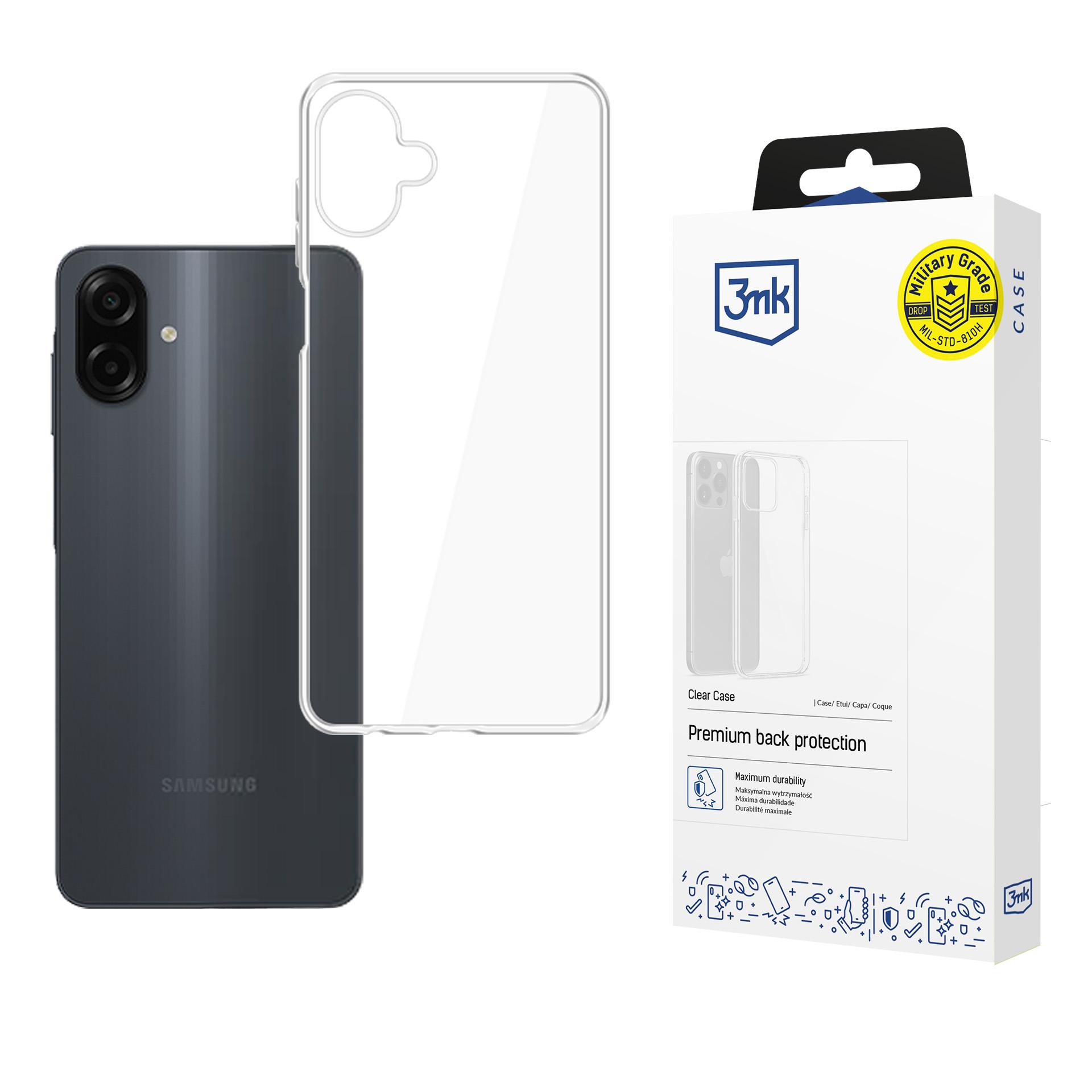 3mk Clear Case for Samsung Galaxy A07 4G - transparent