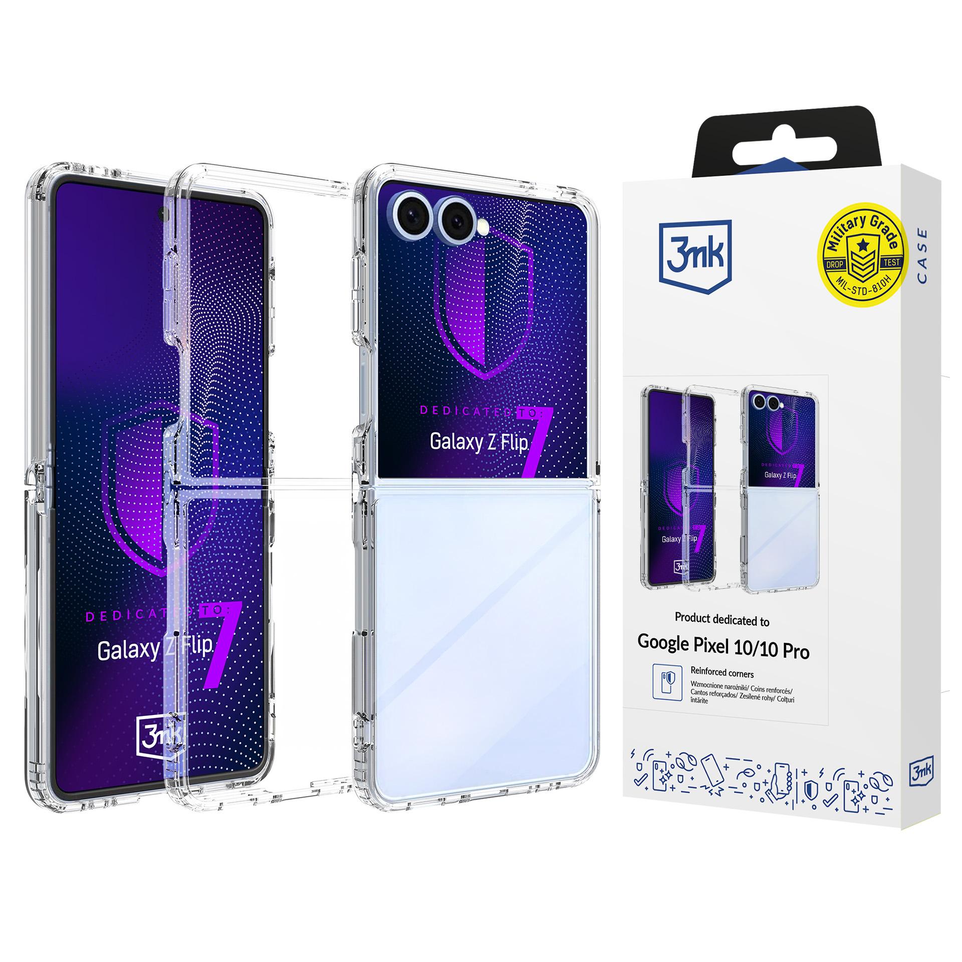 3mk Armor Чехол для Samsung Galaxy Z Flip 7 - прозрачный