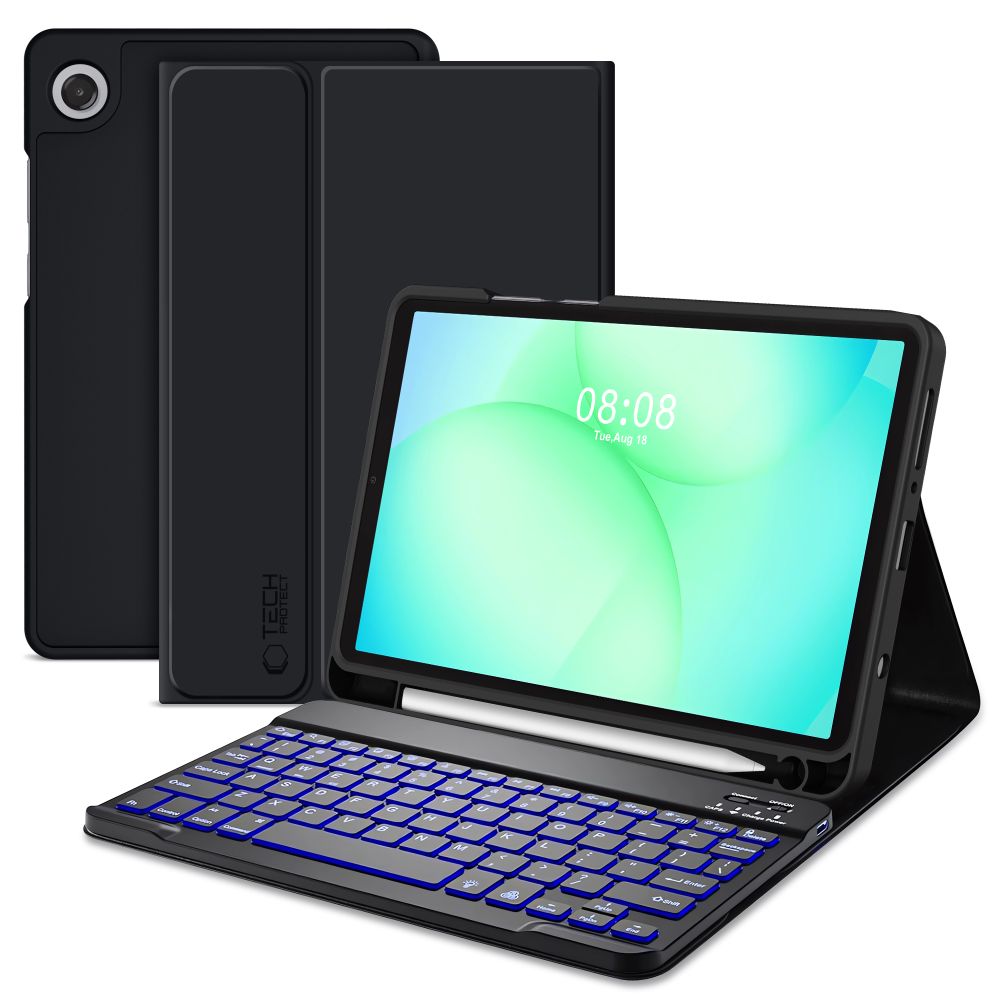 Tech-Protect SC Pen Чехол для Samsung Galaxy Tab A9 / A11 8.7 X110 / X115 / X133 / X135 - чёрный