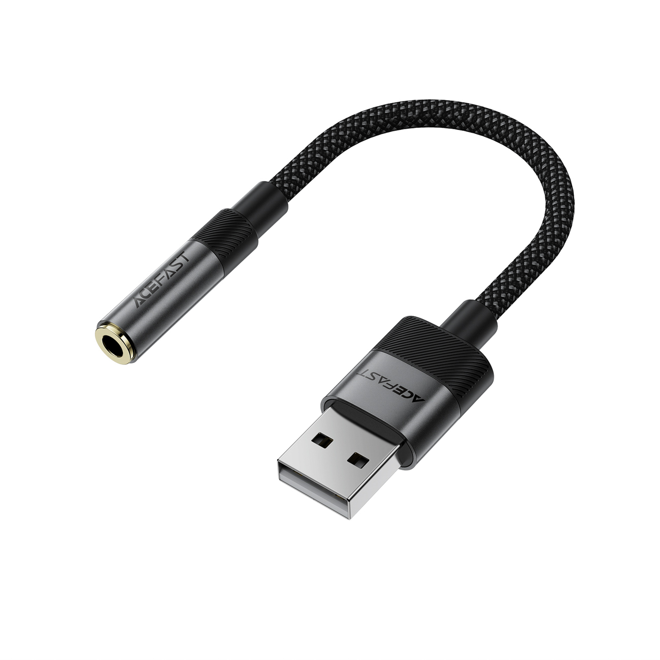Acefast J13 USB-A на 3.5mm mini jack адаптер - черный