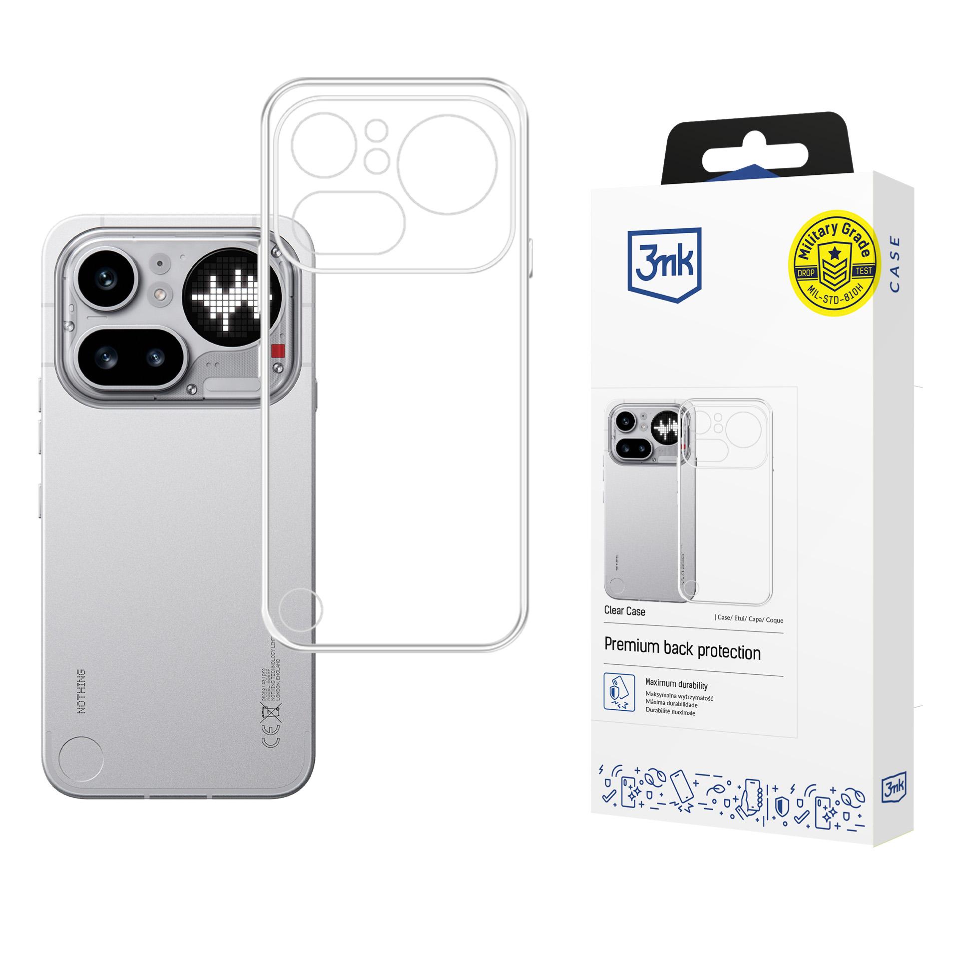 3mk Clear Case dėklas Nothing Phone (4a) Pro - skaidrus