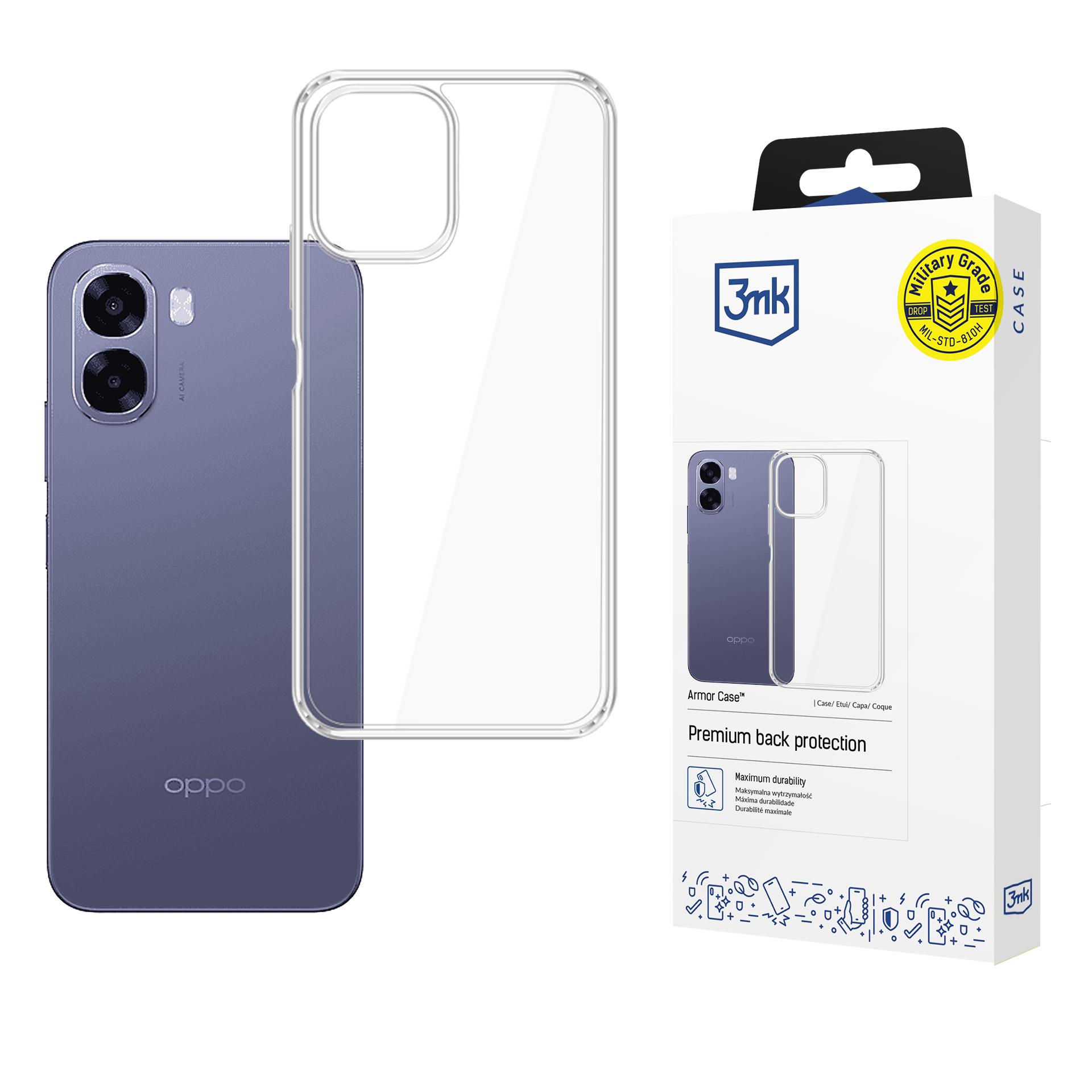 3mk Armor Case Oppo A6 4G / A6K 4G dėklas - skaidrus