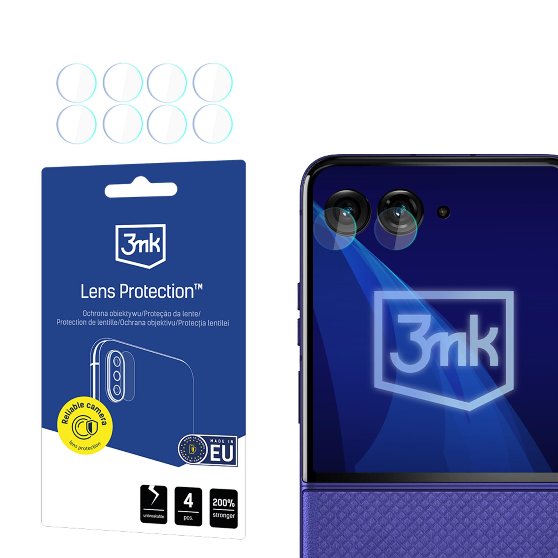 3mk Lens Protection™ гибридное стекло объектива камеры Motorola Razr 70