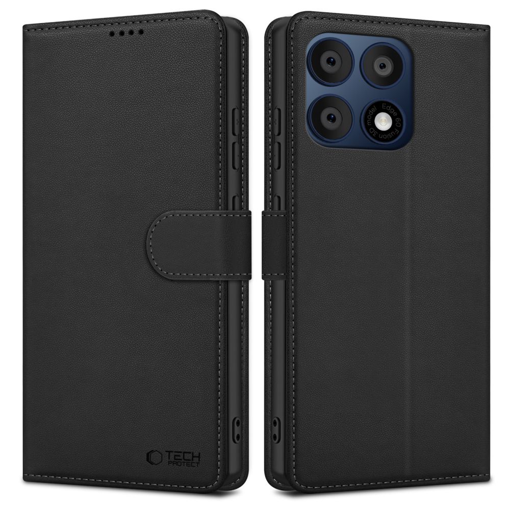 Tech-Protect Wallet dėklas Motorola Edge 70 Pro 5G - juodas