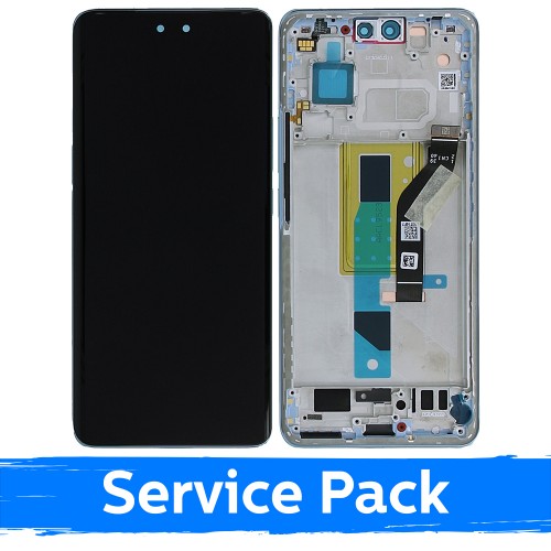 LCD Display Compatible With Xiaomi 13 Lite With Frame / Lite Blue / (Service Pack)