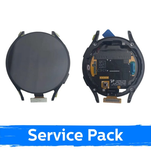 LCD дисплей совместимый Samsung R945 Watch 6 44mm с рамкой / Graphite / (Service Pack)