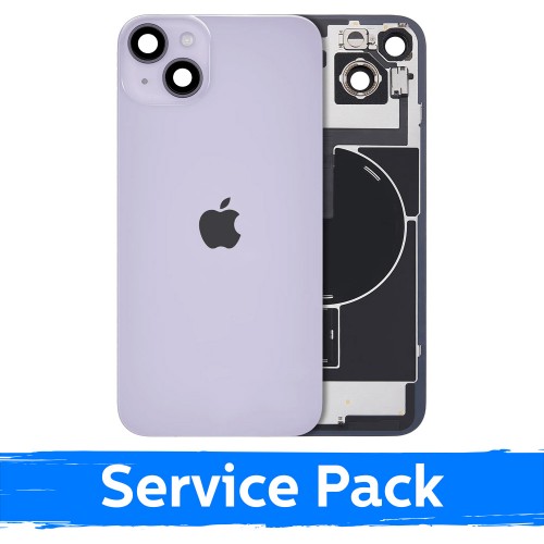 Задняя крышка, совместима с Apple iPhone 14 Plus / Фиолетовый / (Service Pack)