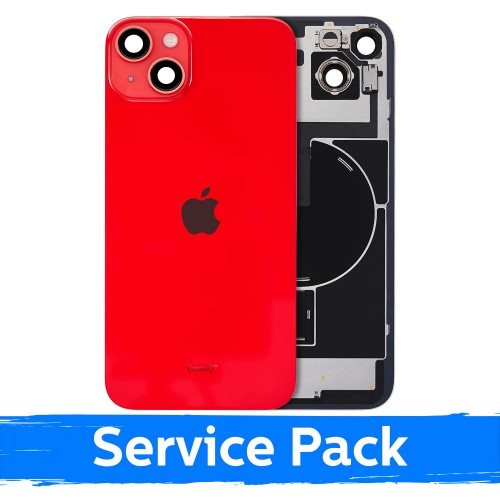 Задняя крышка, совместима с Apple iPhone 14 Plus / Красный / (Service Pack)