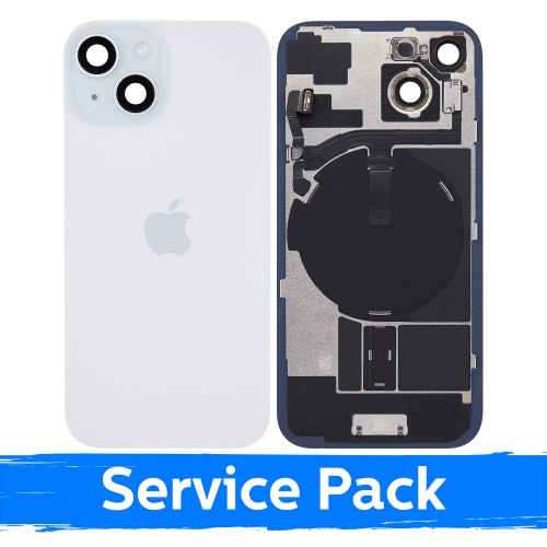 Back Cover Compatible With Apple iPhone 15 / Blue / (Service Pack)