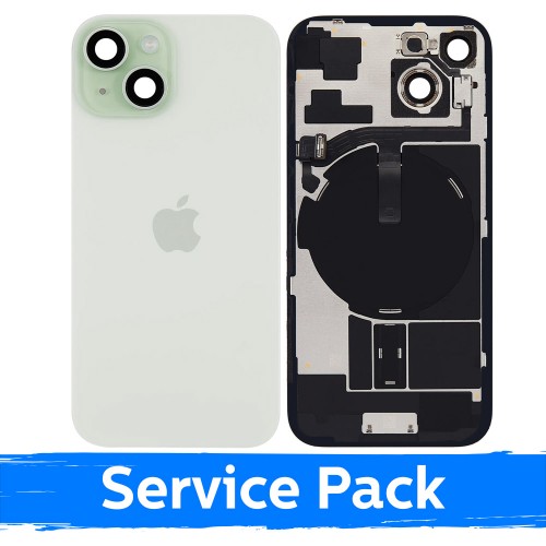 Galinis dangtelis skirtas Apple iPhone 15 / Green / (Service Pack)