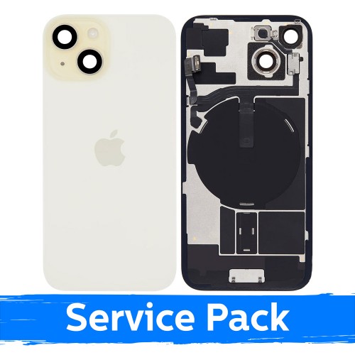 Galinis dangtelis skirtas Apple iPhone 15 / Yellow / (Service Pack)