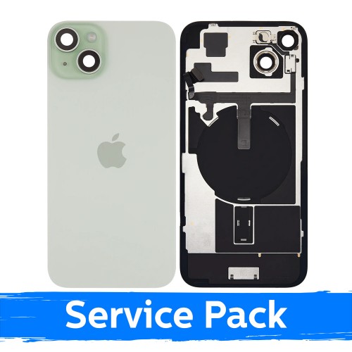Back Cover Compatible With Apple iPhone 15 Plus / Green / (Service Pack)