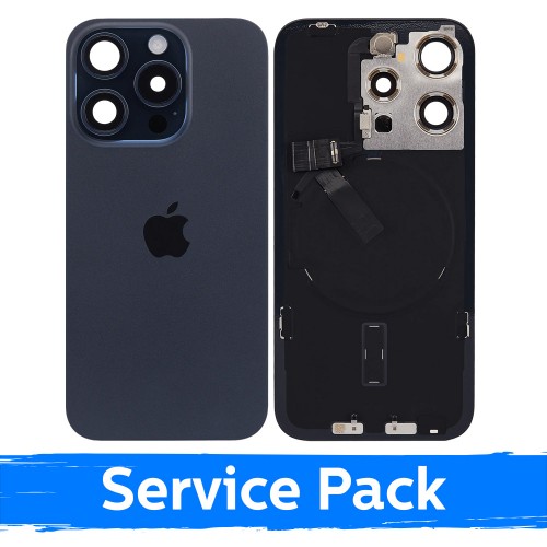 Galinis dangtelis skirtas Apple iPhone 15 Pro / Blue Titanium / (Service Pack)
