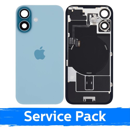 Задняя крышка совместимая с Apple iPhone 16 / Teal / (Service Pack)