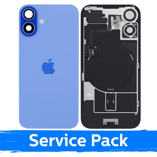 Задняя крышка совместимая с Apple iPhone 16 Plus / Ultramarine / (Service Pack)