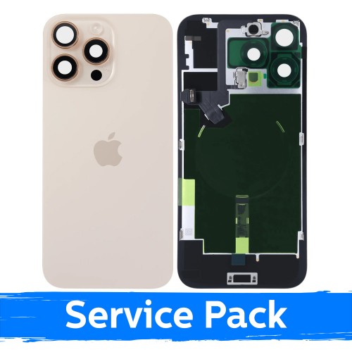 Galinis dangtelis skirtas Apple iPhone 16 Pro Max / Desert Titanium / (Service Pack)