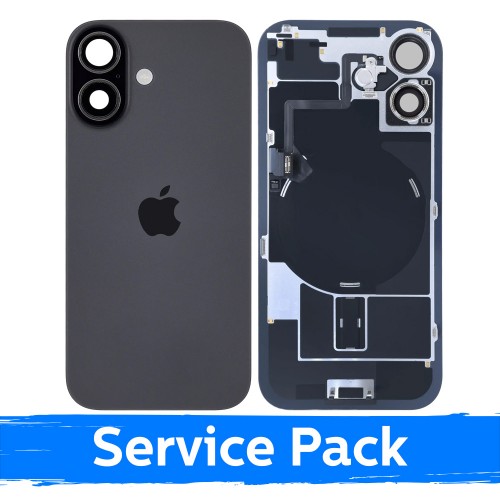 Back Cover Compatible With Apple iPhone 17 / Black / (Service Pack)