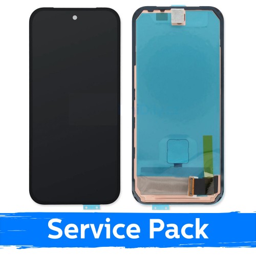 LCD Display Compatible With Google Pixel 10A Black with Frame (Service Pack)