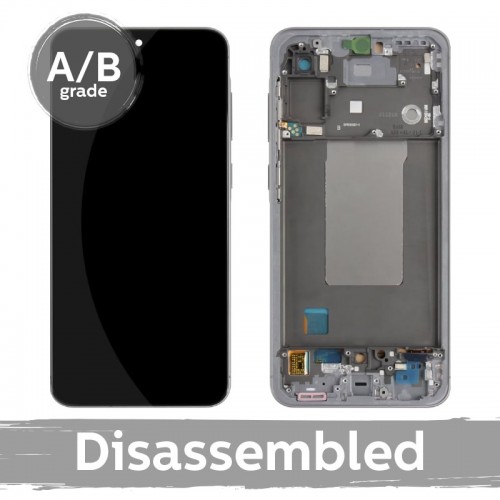Ekranas skirtas Samsung A566 A56 5G su rėmeliu / Lightgray / (9.5/10 naudotas)