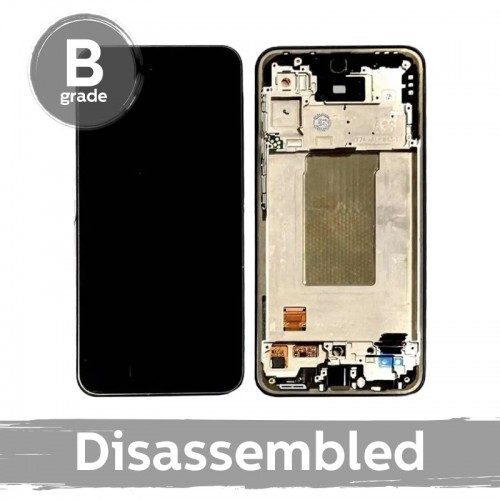LCD дисплей совместимый с Samsung A366 A36 5G с рамкой / Lime / (9/10 разобран)