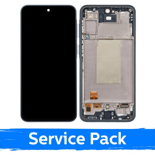 Ekranas skirtas Samsung A376 A37 5G su rėmeliu / Graygreen / (Service Pack)