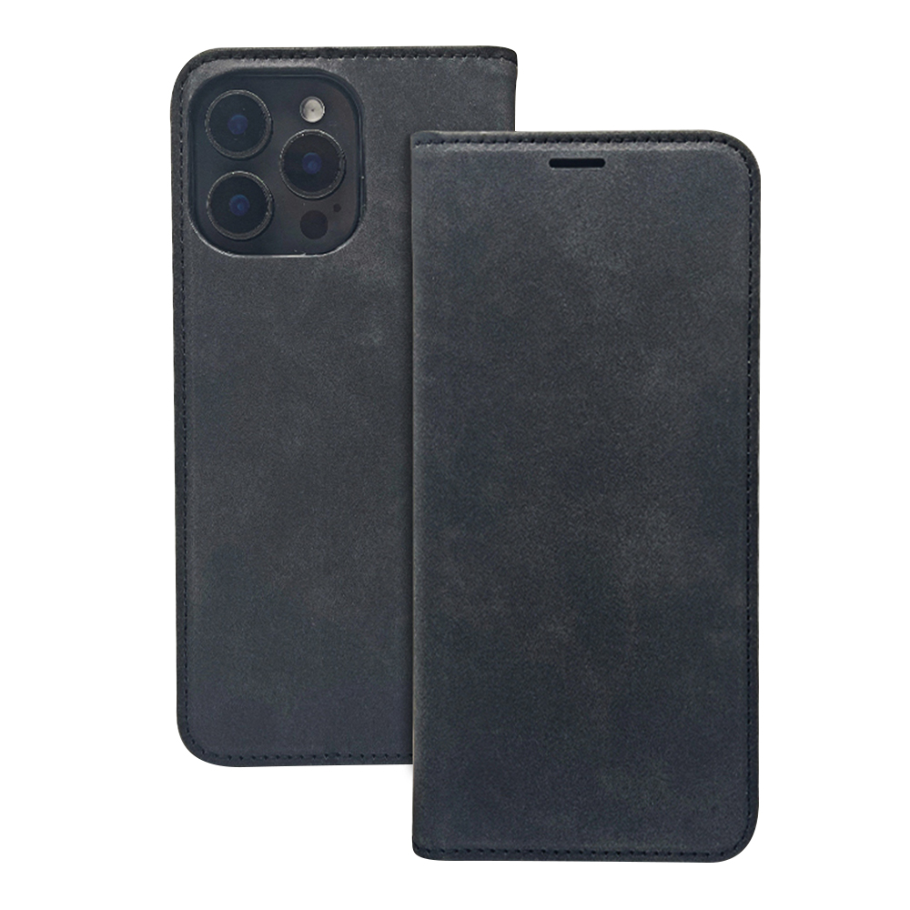 Smart Suede case for Samsung Galaxy A06 4G / A06 5G black