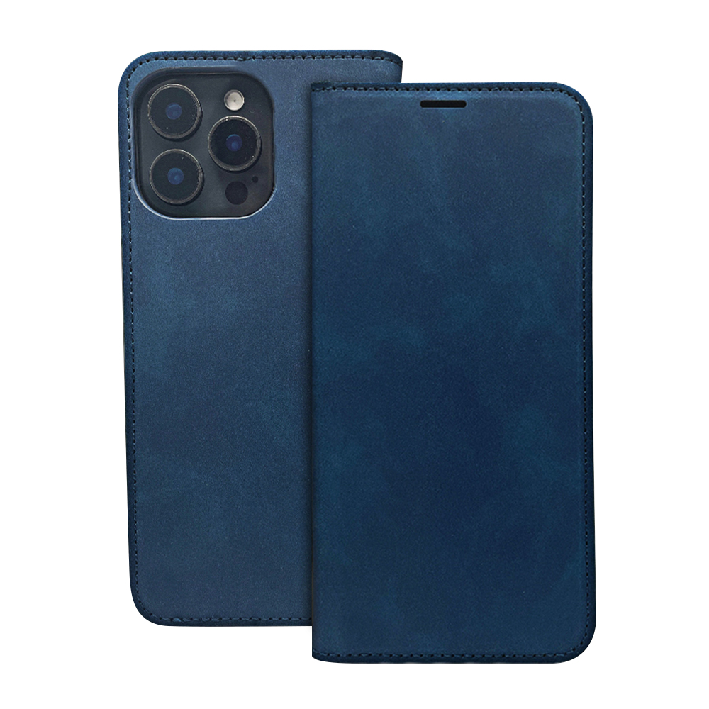 Smart Suede case for Honor 400 Smart / X7D 4G / X7D 5G navy blue