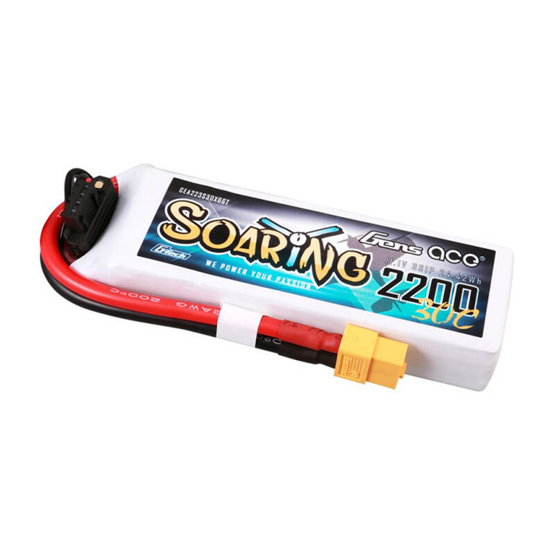 Липо-аккумулятор Gens ace G-Tech Soaring 2200 мА·ч, 11,1 В, 30C, 3S1P