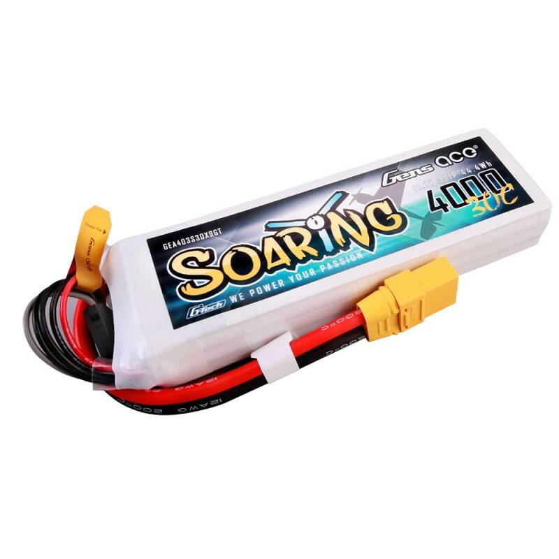 Липо-аккумулятор Gens ace G-Tech Soaring 4000 мА·ч, 11,1 В, 30C, 3S1P