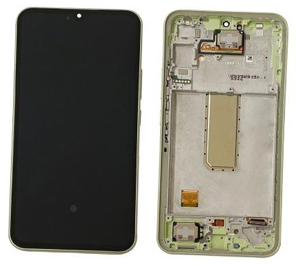 LCD экран Samsung A346 A34 5G 2023 с сенсорным экраном и рамкой Lime оригинал (used Grade A)