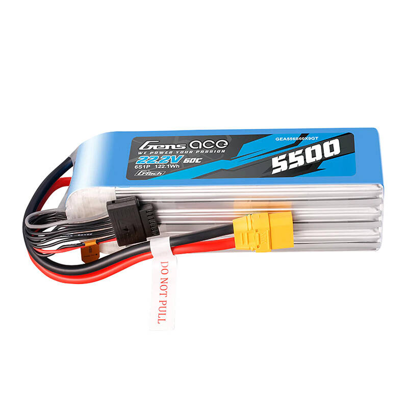 Аккумулятор Gens Ace G-Tech 5500 мА·ч, 22,2 В, 60C, 6S1P, LIPO с разъемом XT90