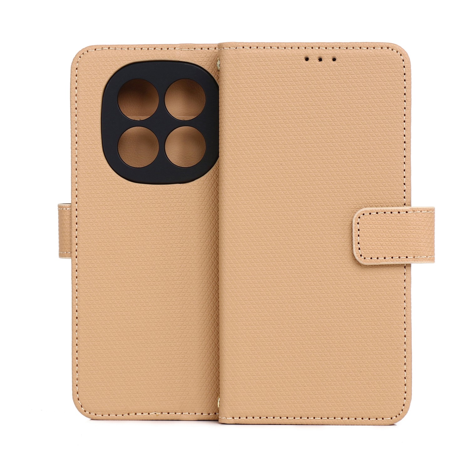 Smart Triangle dėklas Xiaomi Redmi Note 14 Pro Plus 5G (Global) rudas