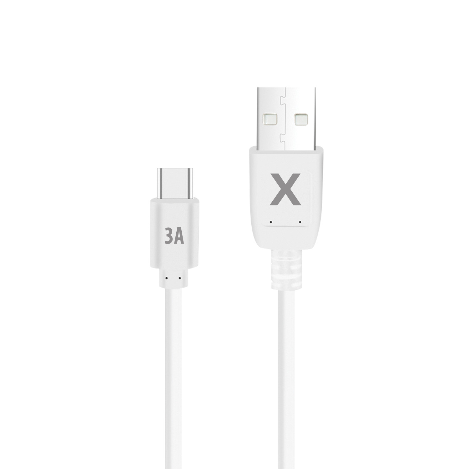 Maxlife kabelis USB - USB-C 1,5 m 3A baltas