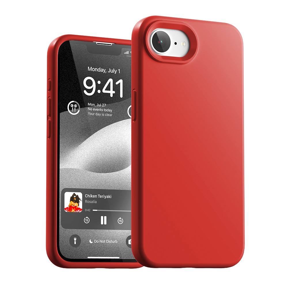 Case Mercury Pure Magsafe Silicon Case Apple iPhone 16e/17e red