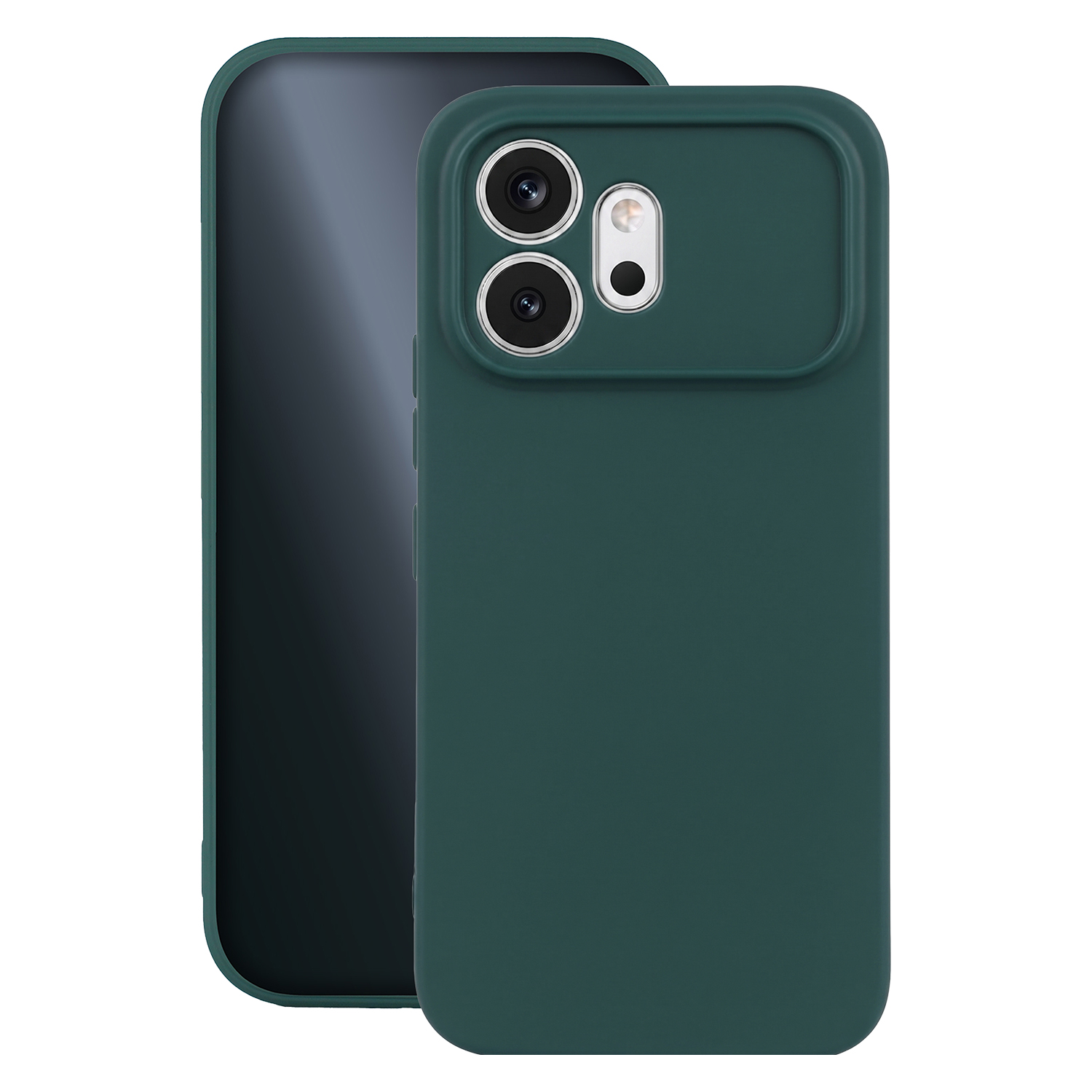 Matt TPU case for Honor 600 forest green