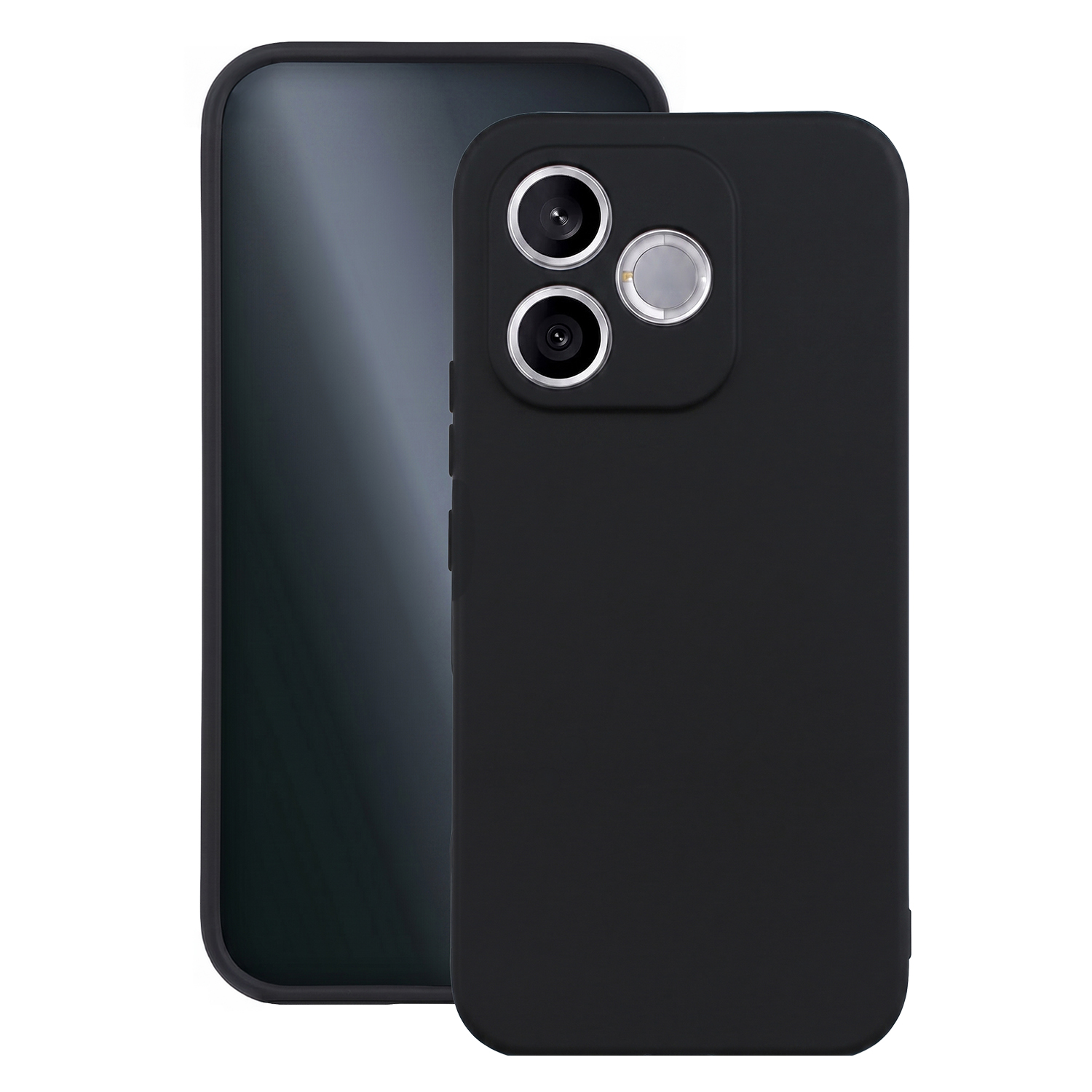 Силиконовый чехол для Honor 600 Lite чёрный