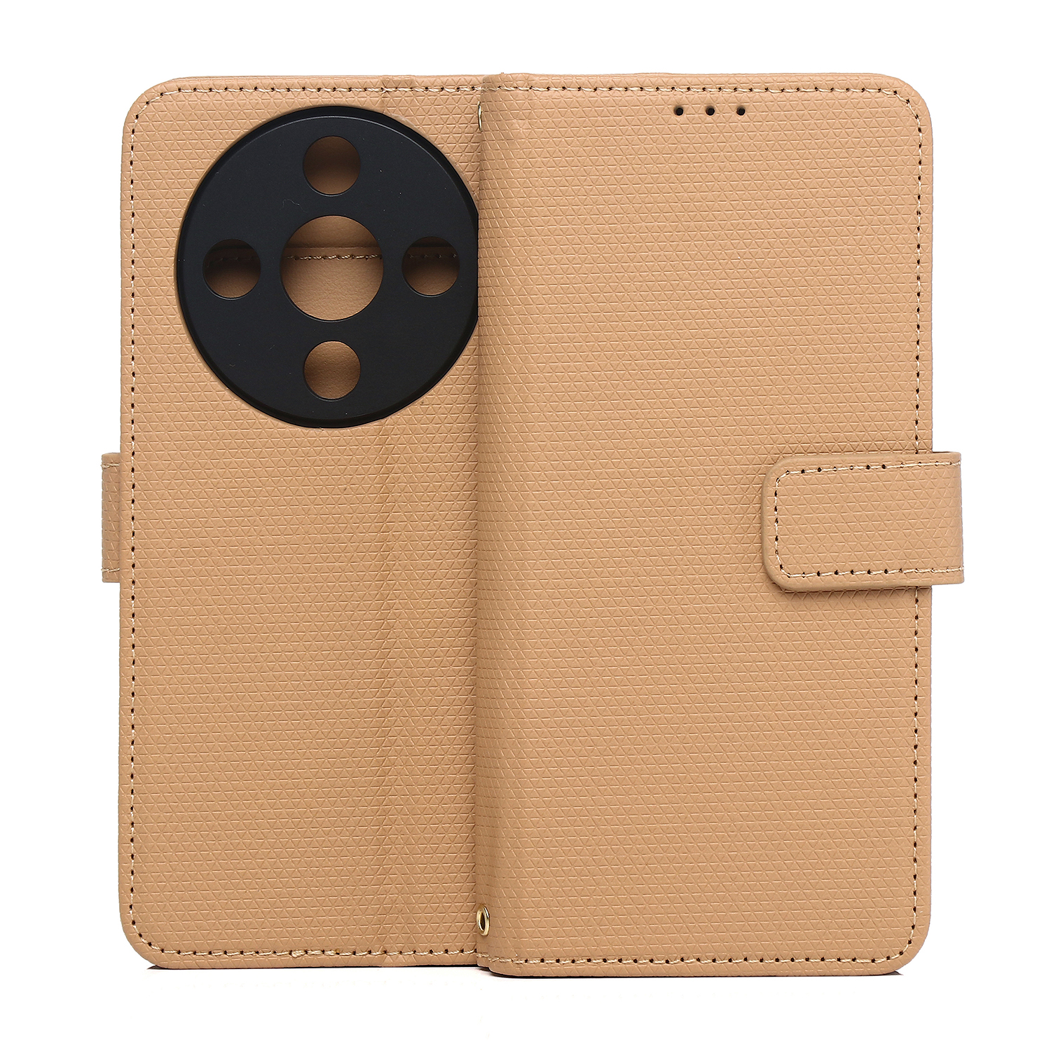 Smart Triangle dėklas Honor Magic 8 Lite rudas