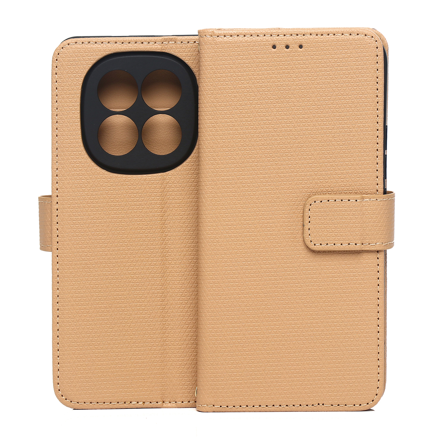Smart Triangle dėklas Xiaomi Redmi Note 15 5G rudas