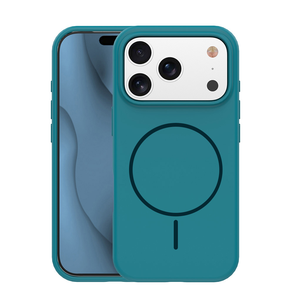 Silicone Thin Mag dėklas iPhone 12 / 12 Pro 6,1" turkio