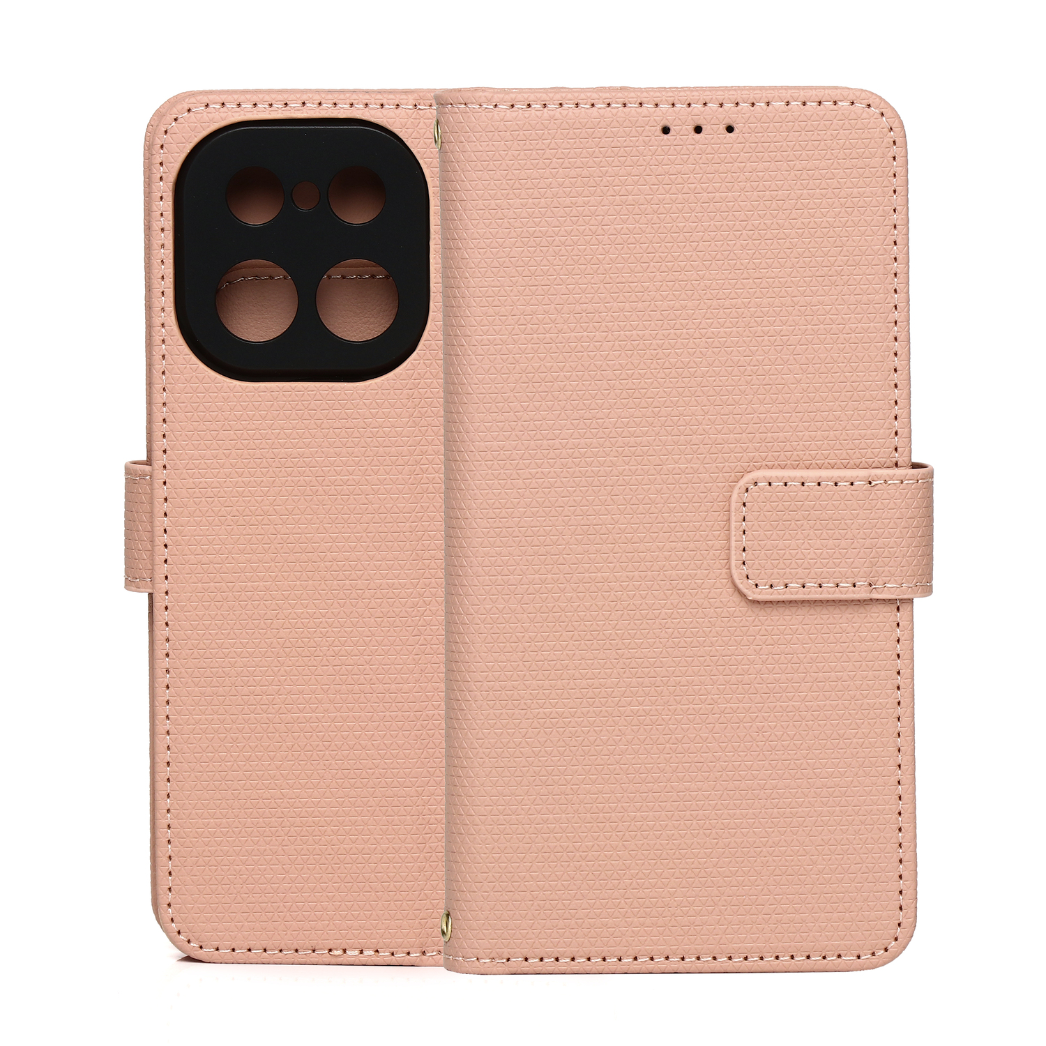 чехол Smart Triangle для Realme 16 Pro Plus 5G розовый