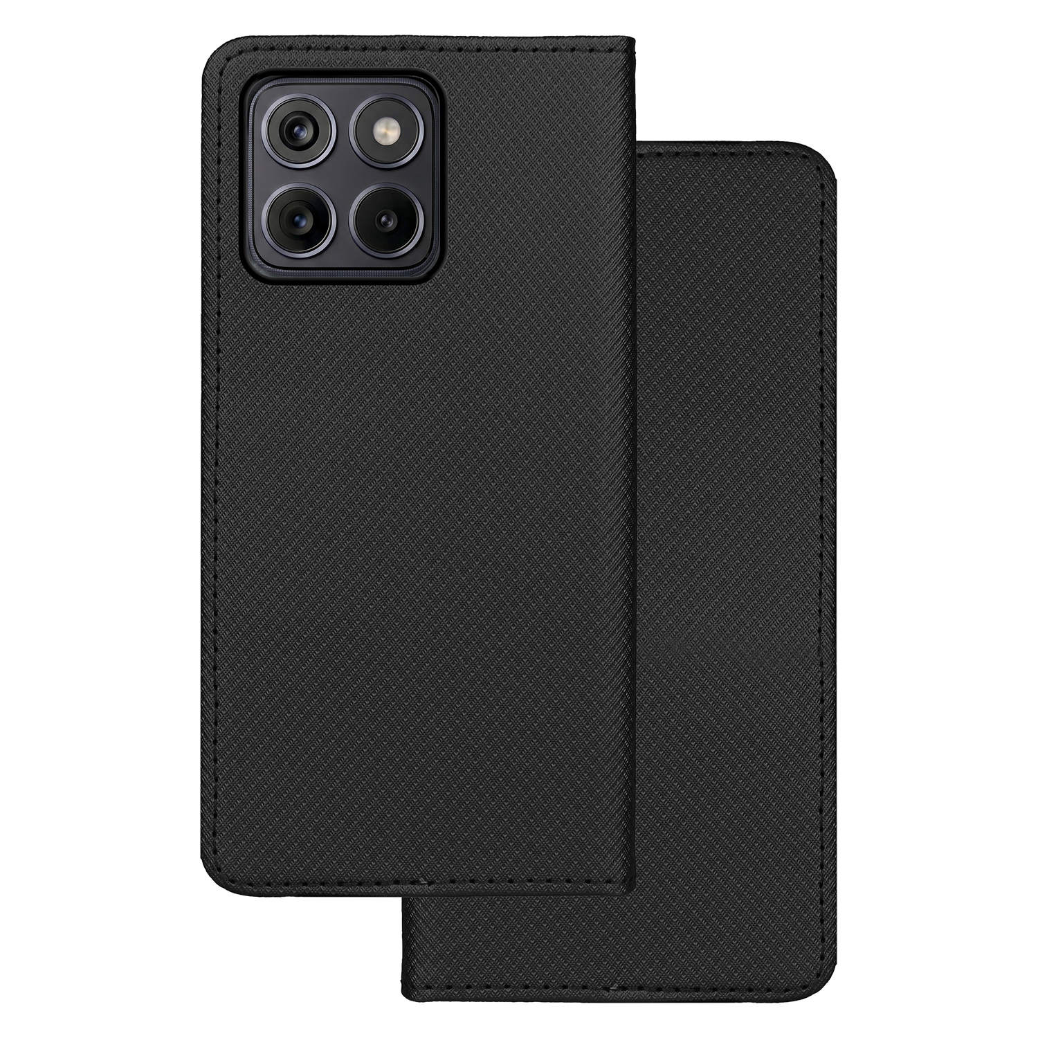 Smart Magnet dėklas Motorola Edge 70 Fusion juodas