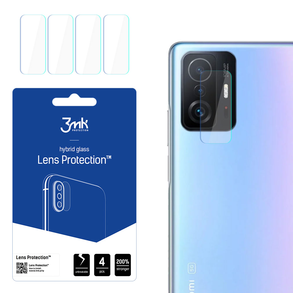 Защита камеры 3MK HybridGlass для Xiaomi Mi 11T/Mi 11T Pro
