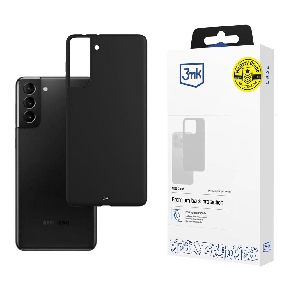 Samsung Galaxy S21 5G - 3mk matinė dėklas juoda