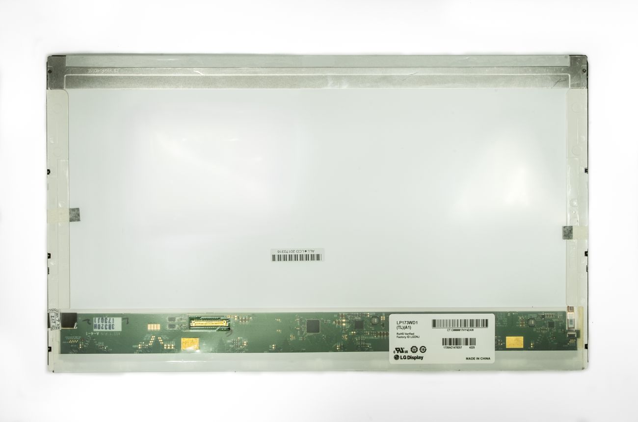LCD экран 17.3" 1600x900 HD, LED, матовый, 40pin (слева), A+