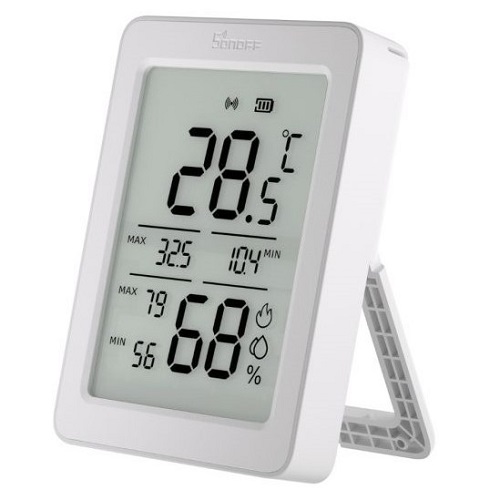 Sonoff AirGuard TH SNZB-02DR2 ZigBee LCD temperatūros ir drėgmės jutiklis