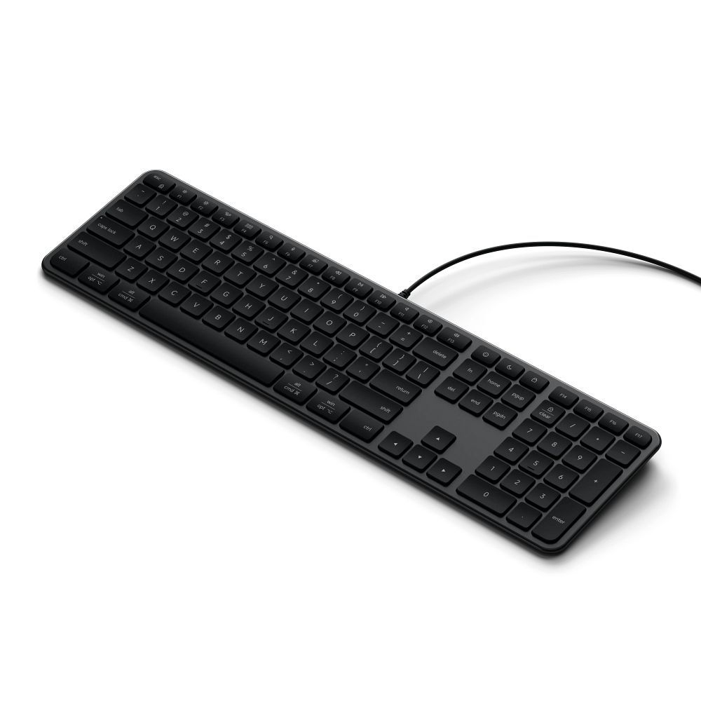 Wired keyboard USB A/USB C QWERTY Dual (Mac/Windows) Satechi Slim LX3 Wired space black