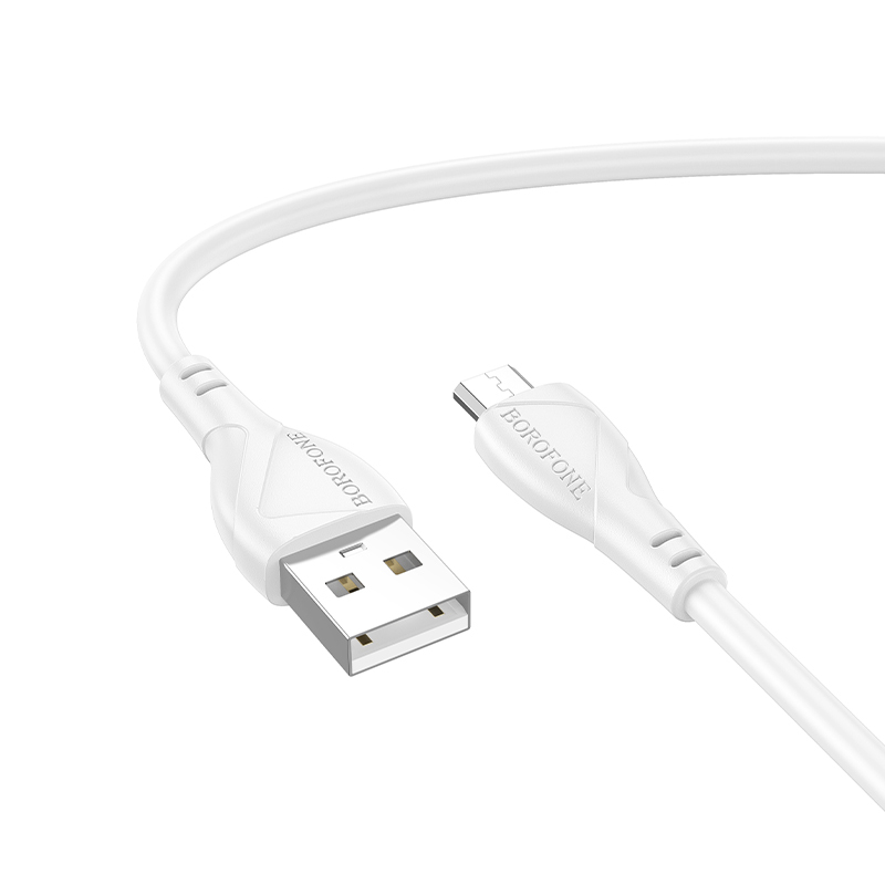 Borofone кабель BX121 Energy - USB на Micro USB - 2,4A 1 метр белый