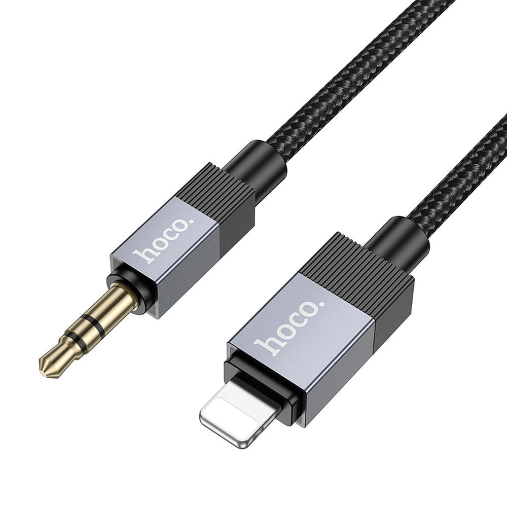 Hoco UPA32A audio adapter lightning to 3.5mm (m) black 1m