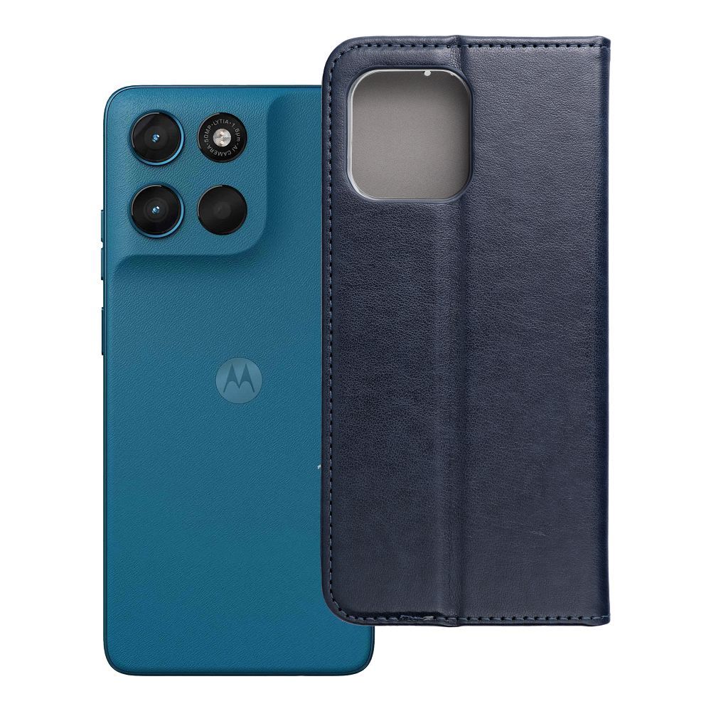 Flip case for Motorola G57 Power Smart Magneto navy blue