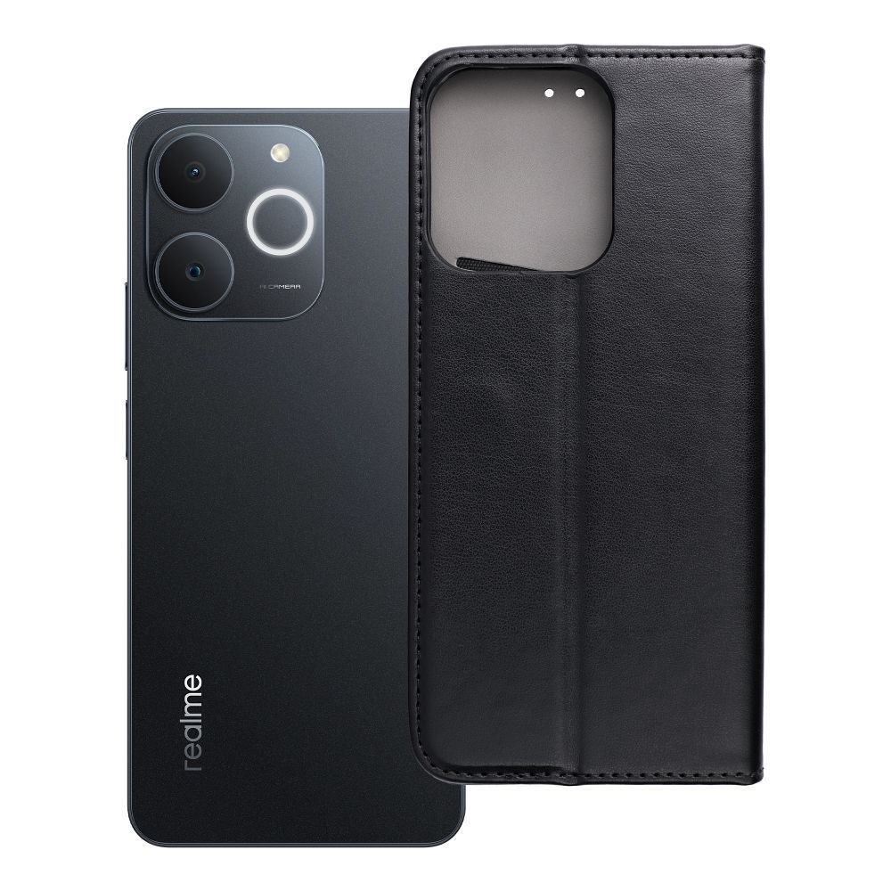 SMART MAGNETO knygos tipo dėklas telefonui REALME NOTE 70 juodas